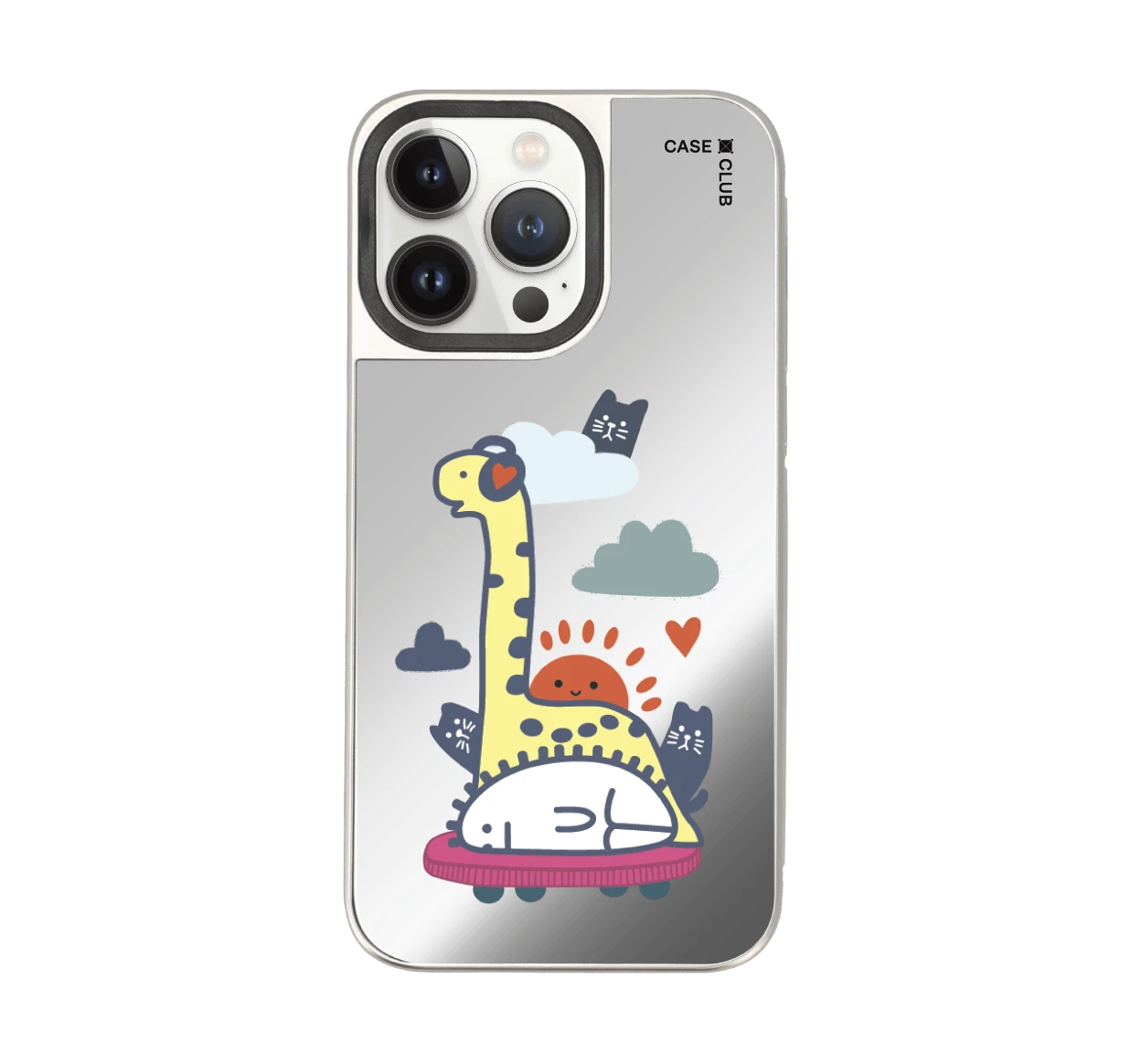 brachiosaurus on headphone